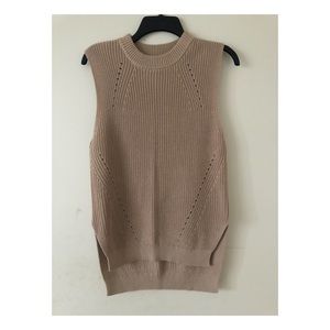 Uniqlo Mock Neck High-Low Tunic Sweater